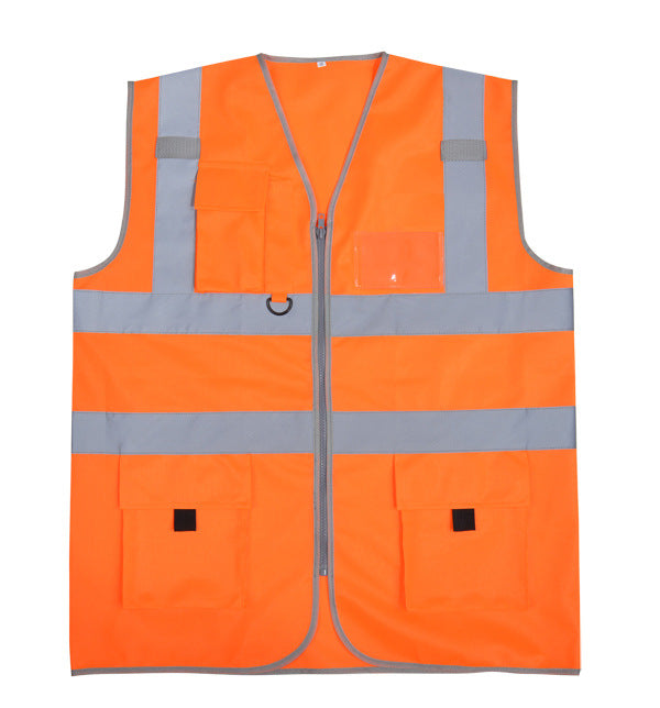 EN ISO 20471 Level 2 Reflective Vest ANSI ISEA 107 TYPE R CLASS 2 Safety Vest