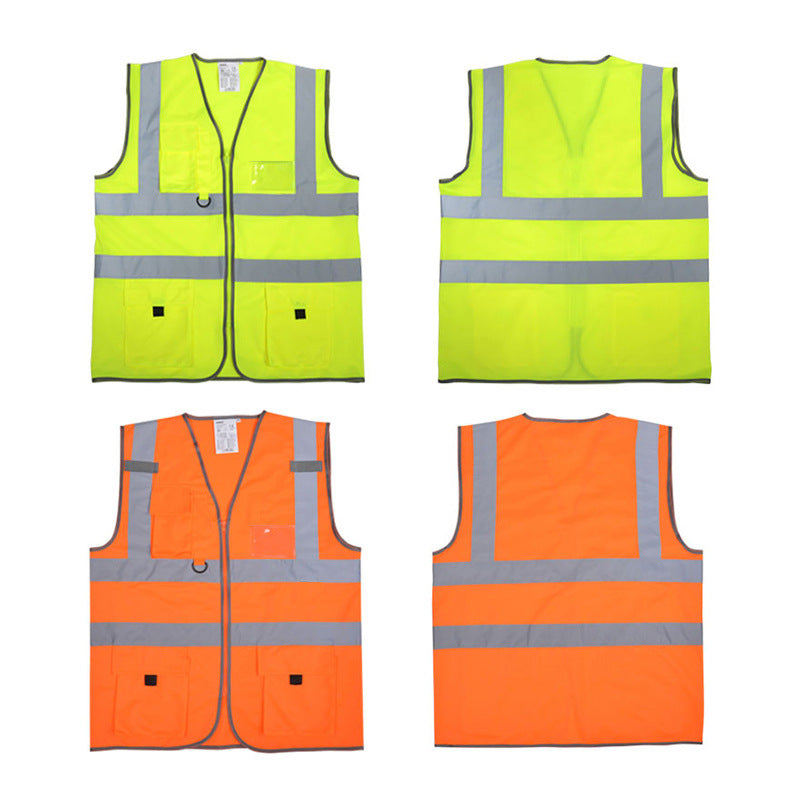 EN ISO 20471 Level 2 Reflective Vest ANSI ISEA 107 TYPE R CLASS 2 Safety Vest