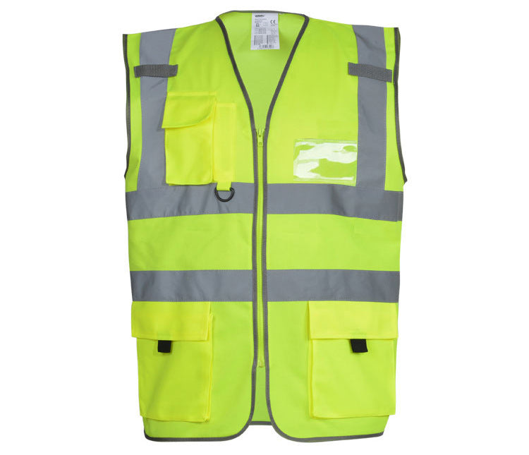 EN ISO 20471 Level 2 Reflective Vest ANSI ISEA 107 TYPE R CLASS 2 Safety Vest